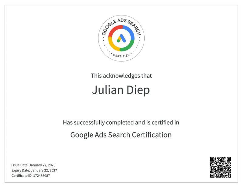 Google Ads Search Certification